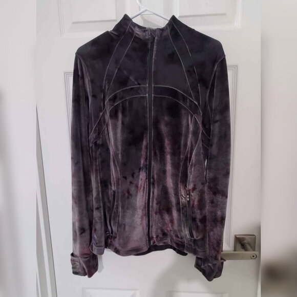 Lululemon Velour Define Jacket Purple - Size 16 - Picture 1 of 6